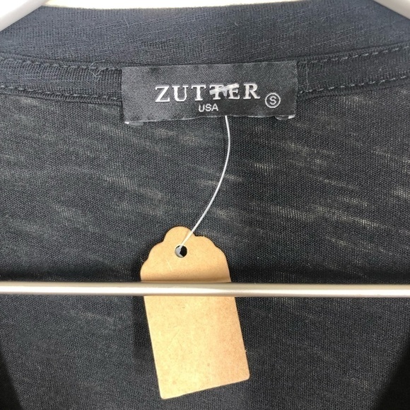 Zutter Black Indoorsy Short Sleeve Graphic Tee Size Small - Picture 12 of 12